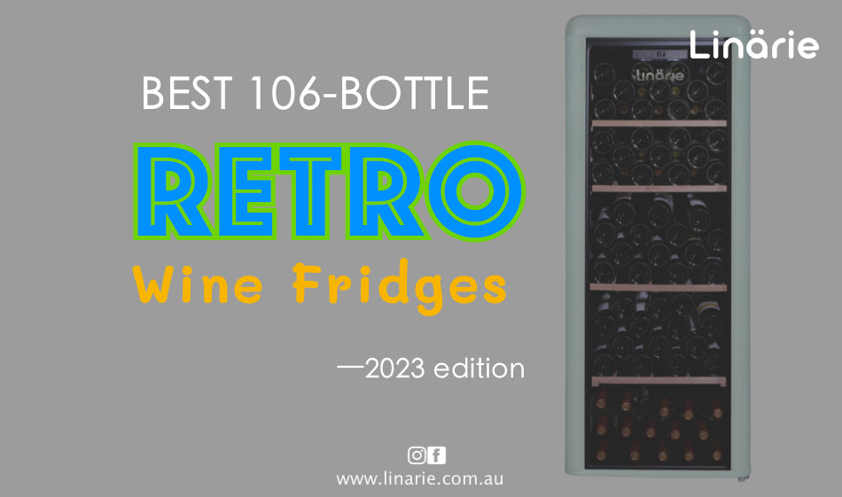 Best 106 Bottle Single Zone Retro Wine Fridge in 2023