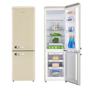 Annecy 242L Cream Retro Bottom Mount Fridge LKCO250CREAM