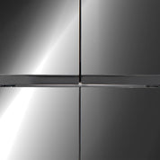 Meribel 445L French Mirror Door Fridge/Freezer No Frost LSCD436MIR