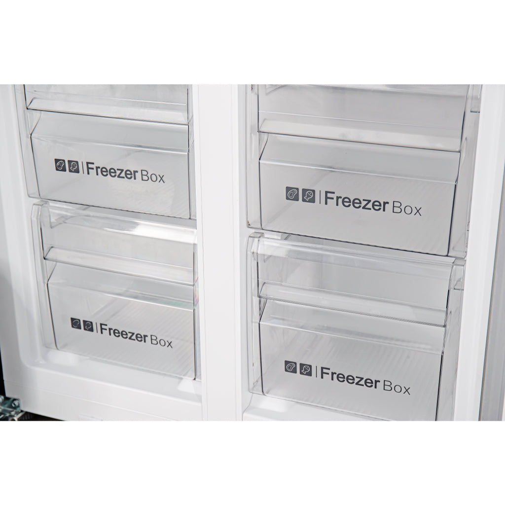 Meribel 445L French Mirror Door Fridge/Freezer No Frost LSCD436MIR