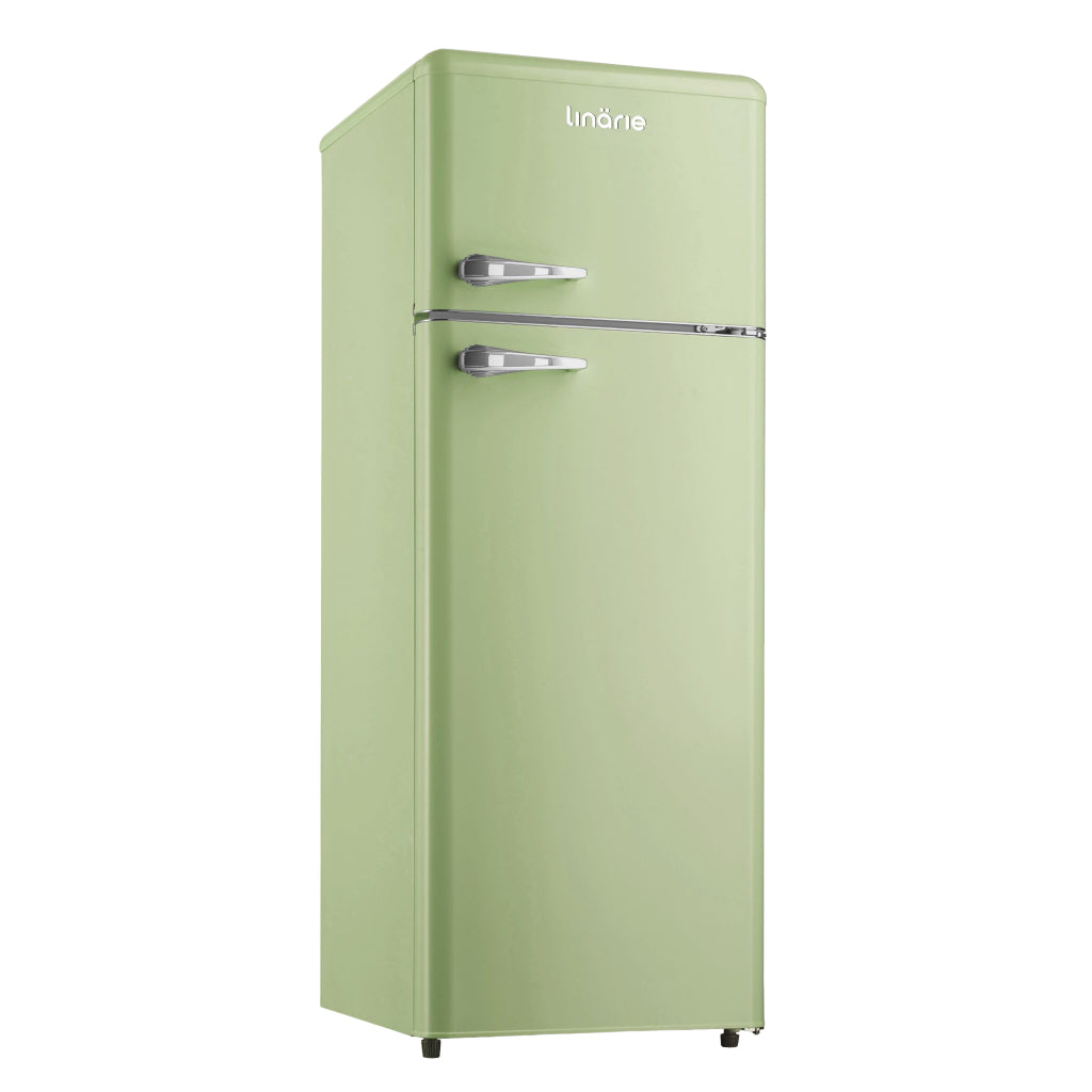 Valloire 209L Green Retro Top Mount Fridge LK200DDGREEN