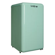 Tignes 91L Green Retro Mini Fridge with Built-In Freezer Compartment LK90TTGREEN