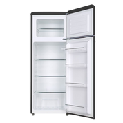 Valloire 209L Black Retro Top Mount Fridge LK200DDBLACK