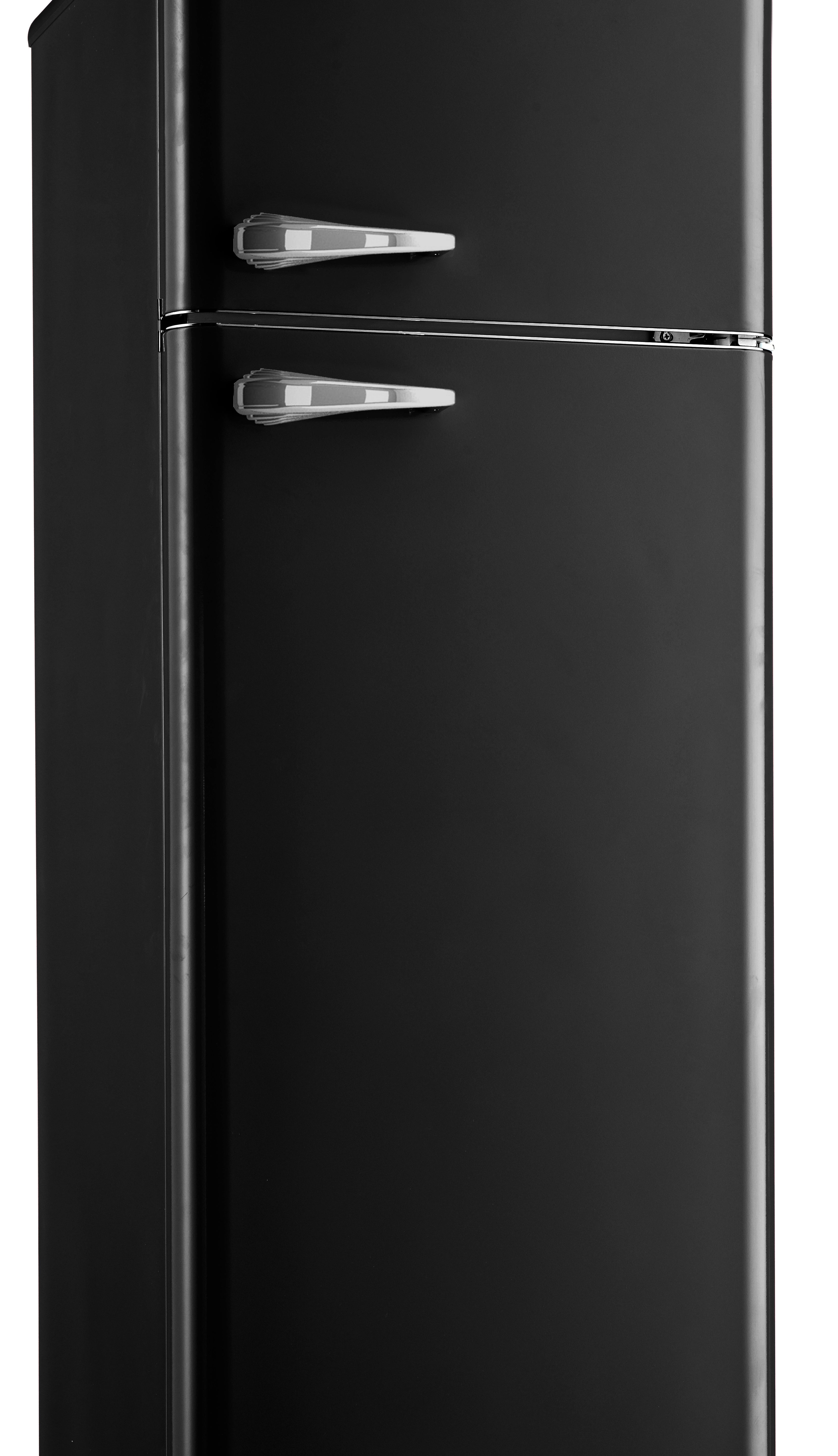 Valloire 209L Black Retro Top Mount Fridge LK200DDBLACK