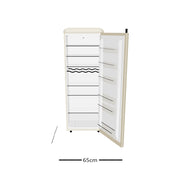 Belley 328L Cream Single Door Larder Retro Fridge LK335LCREAM