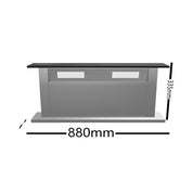 Charcoal / Carbon Filter Replacement for Marseille RAHP6X Downdraft Extractor Rangehood CF152