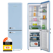 Annecy 242L Retro Bottom Mount Fridge Blue LKCO250BLUE