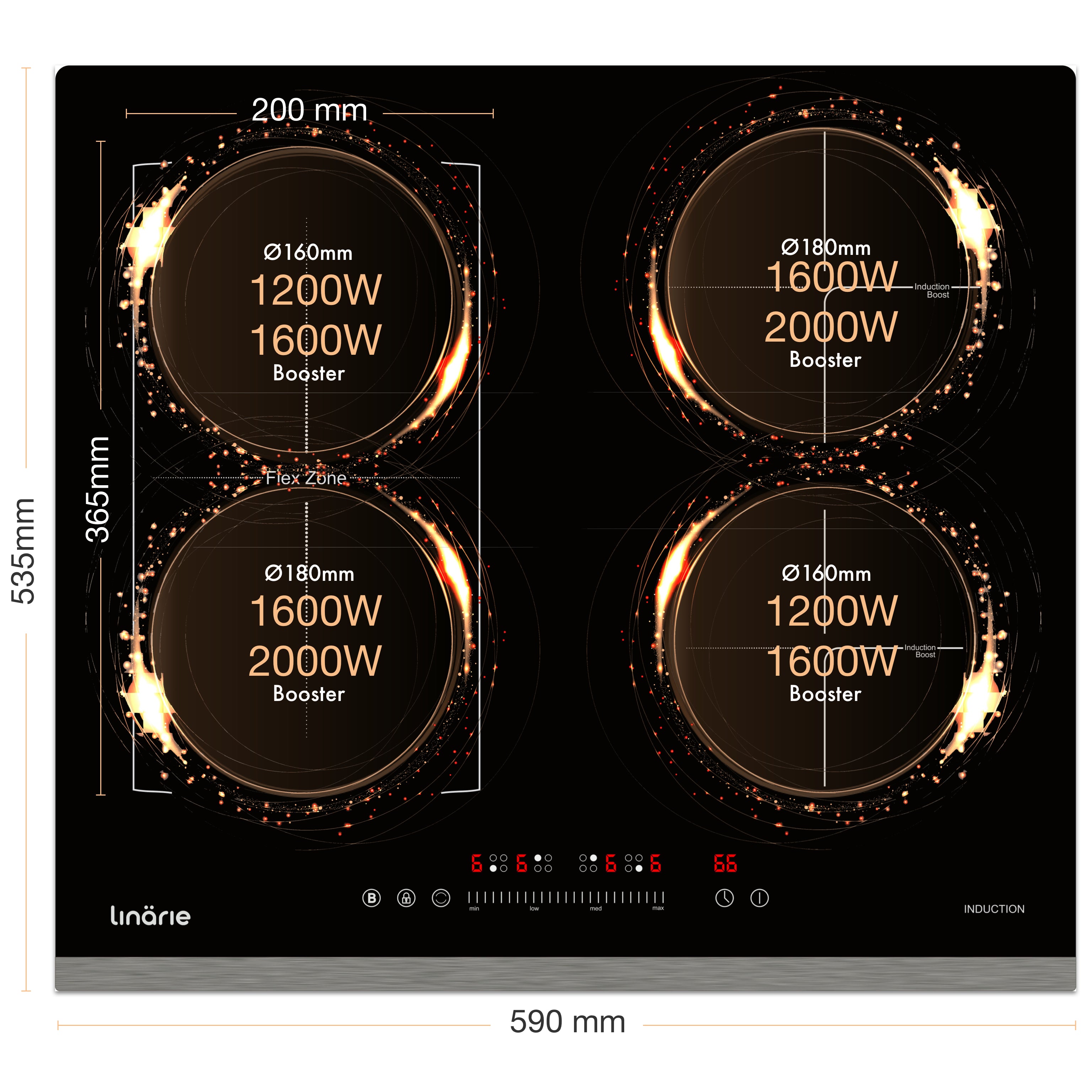 60cm Induction Cooktop