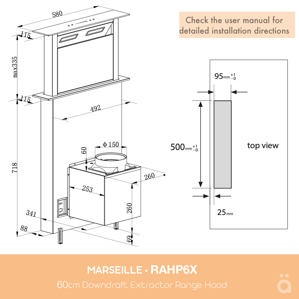 Downdraft Range Hood