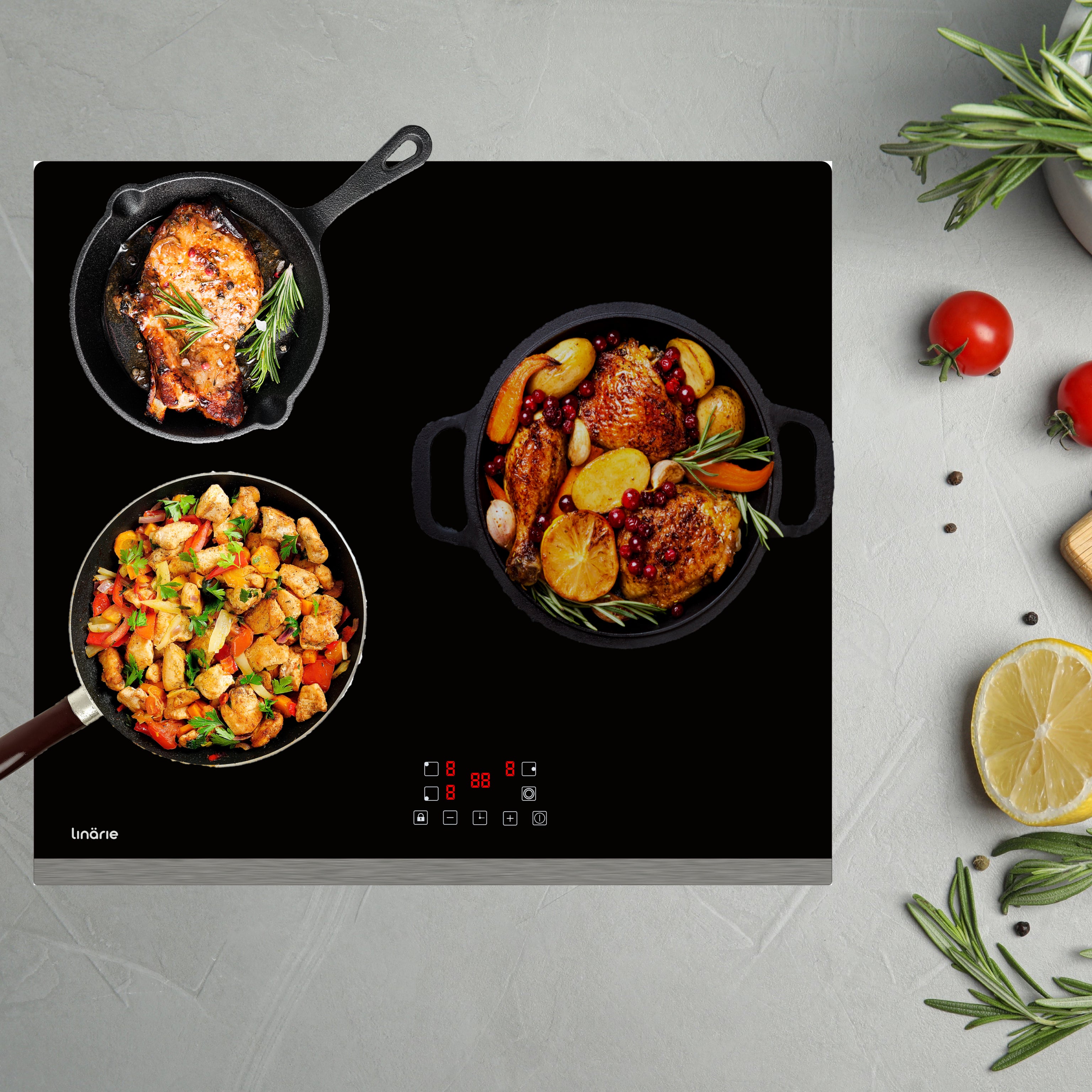 3 Zone Ceramic Cooktop