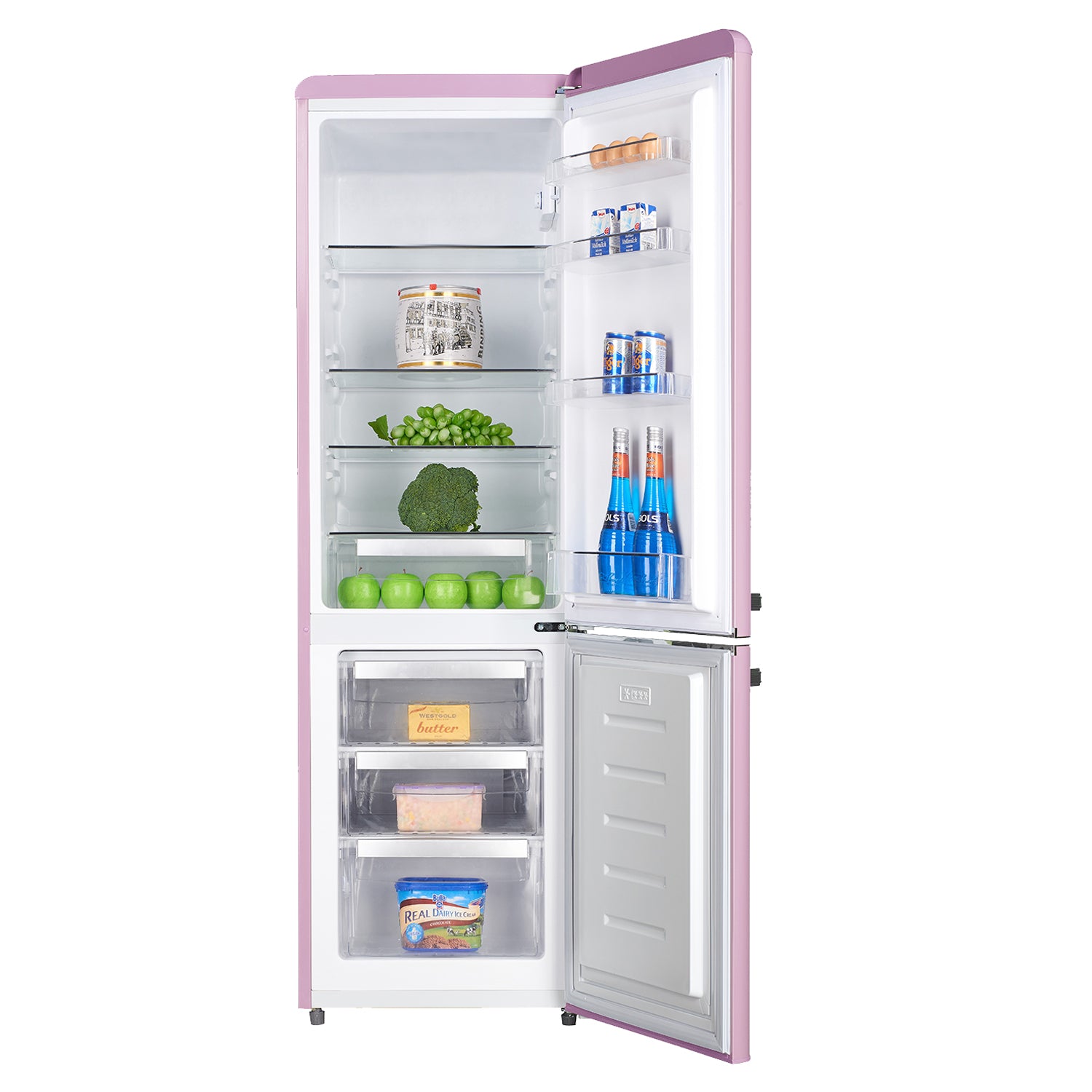 Pink Retro Refrigerator 